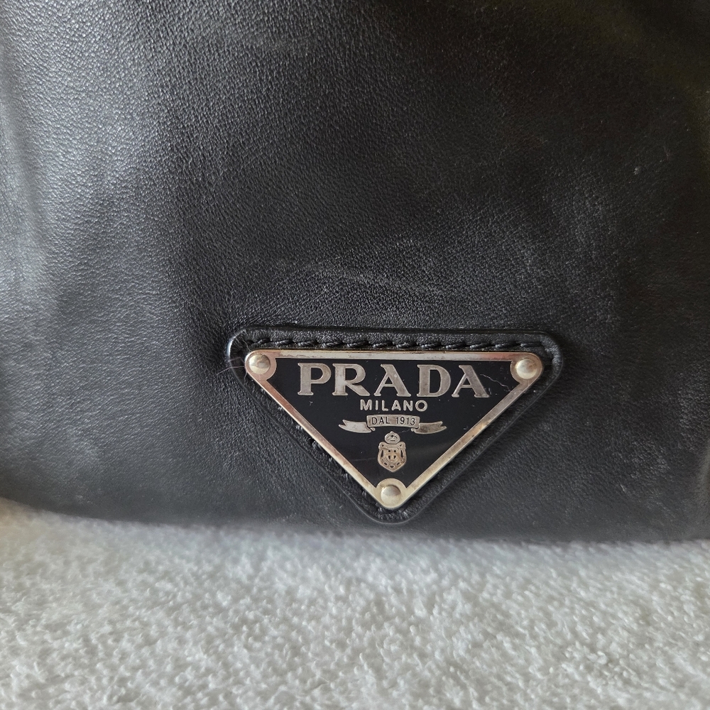 Prada Calfskin Leather Backpack Black - Picture 9 of 13